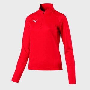PUMA Women's red active wear with Drycell technology top long sleevesize S/P